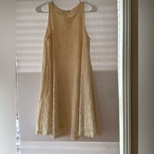 Altar'd State Cream Lace Dress